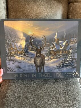 The Stillroom Twilight in Tinsel Hollow Terry Redlin 1000-Piece Jigsaw Puzzle